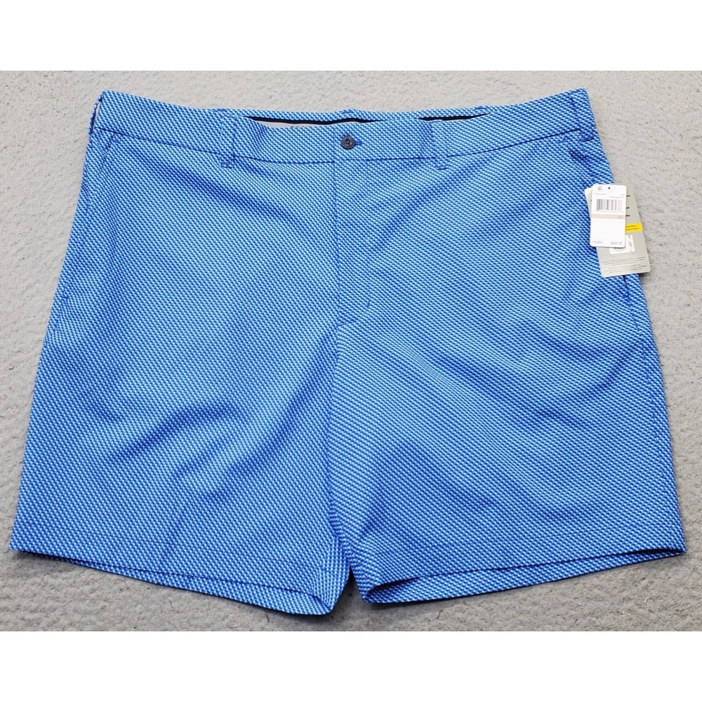PGA TOUR Golf Shorts Mens‎ 42 Multi Micro-Geo Printed Active Gripper Waistband